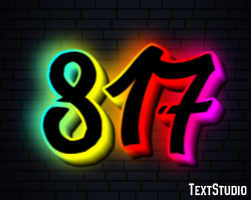 817 Text effect