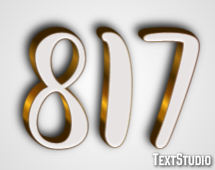 817 Text effect