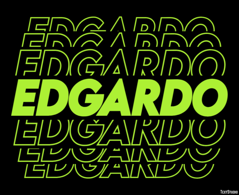 Edgardo Texteffekt