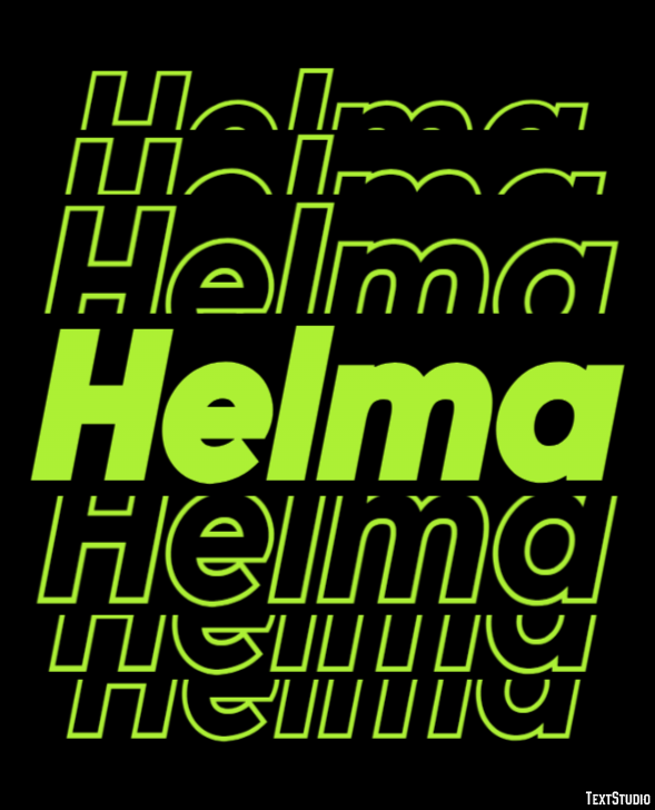Helma Text effect