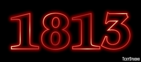 1813 Text Effect