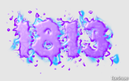 1813 Text Effect