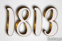 1813 Text Effect
