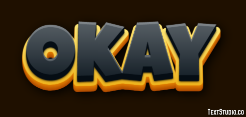 Okay Text Effect