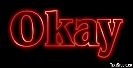 Okay Text Effect