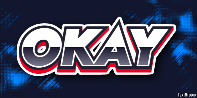 Okay Text Effect