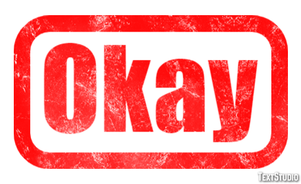 Okay Text Effect