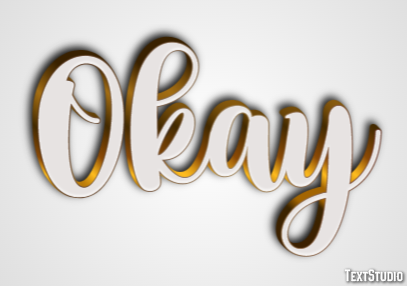 Okay Text Effect
