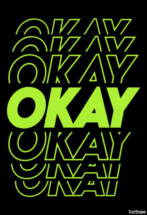 Okay Text Effect