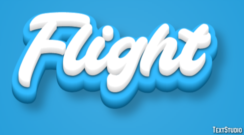 Flight Effet de Texte