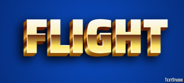 Flight Efecto de Texto