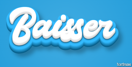 Baisser Effet de Texte