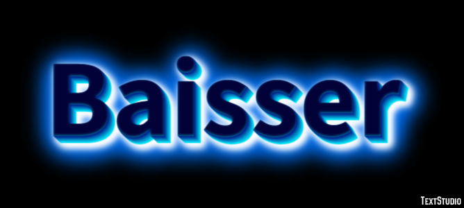 Baisser Effet de Texte