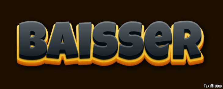 Baisser Effet de Texte