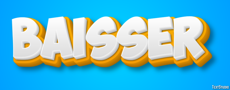 Baisser Effet de Texte