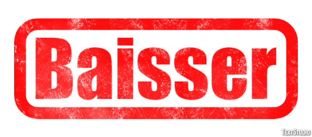 Baisser Effet de Texte