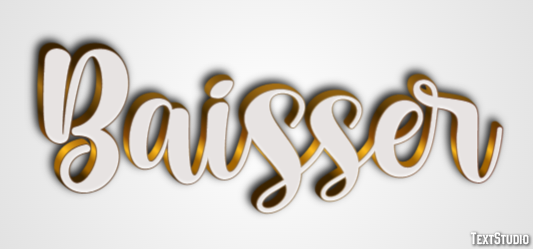 Baisser Effet de Texte