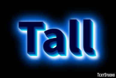 Tall Efecto de Texto