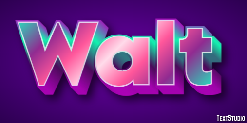 Walt Text Effect