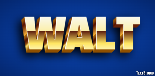 Walt Text Effect