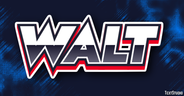 Walt Text effect