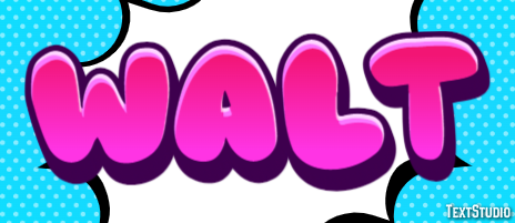 Walt Text effect
