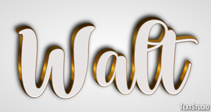 Walt Text Effect