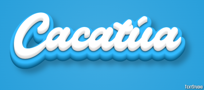Cacatúa Efecto de texto