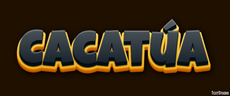 Cacatúa Efecto de texto