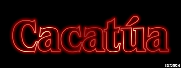 Cacatúa Efecto de texto