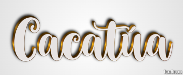 Cacatúa Efecto de texto