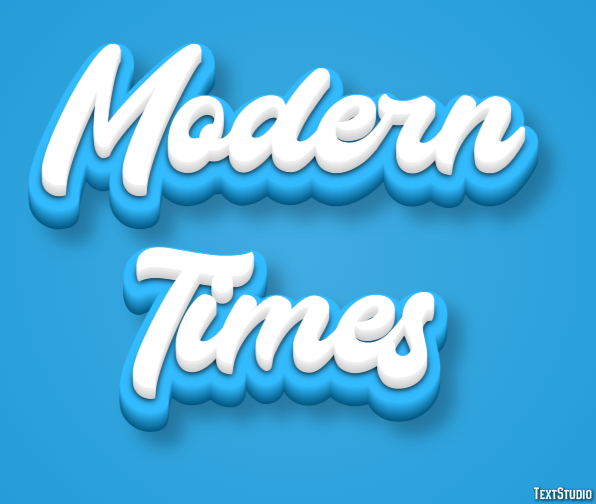 Modern Times Efekt tekstowy