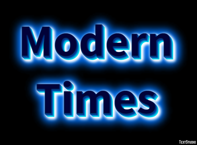 Modern Times Efekt tekstowy