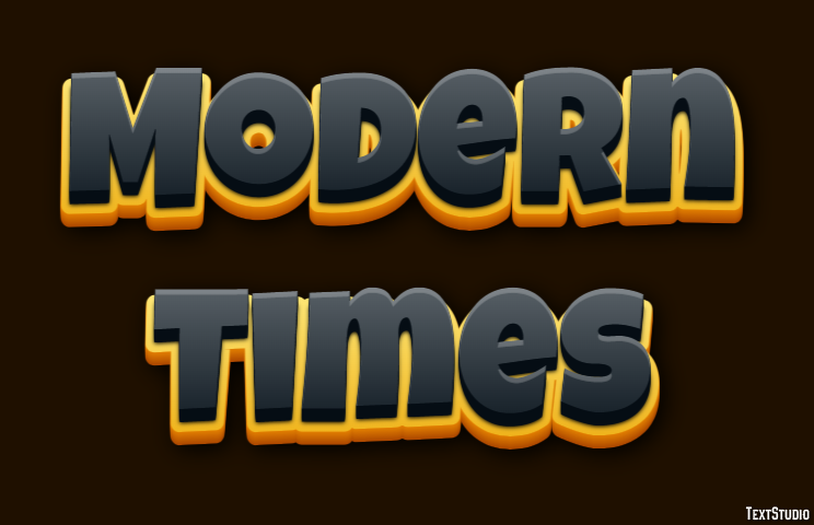 Modern Times Text Effect
