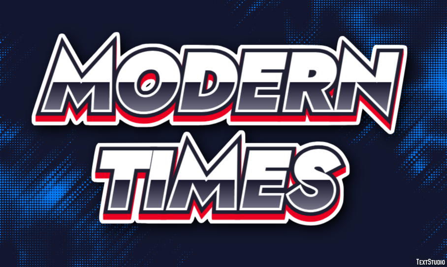 Modern Times Text Effect