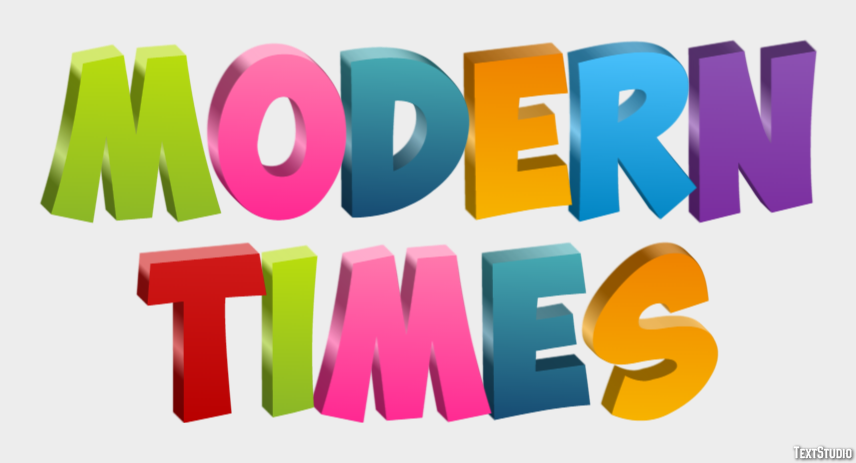 Modern Times Efekt tekstowy