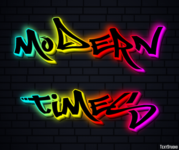 Modern Times Text Effect