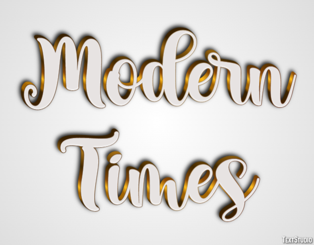 Modern Times Text Effect