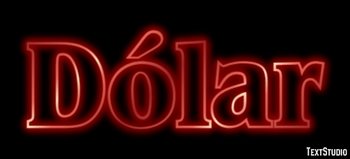 Dólar Effet de Texte