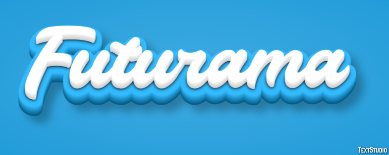 Futurama Text Effect