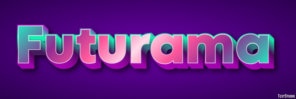 Futurama Text Effect