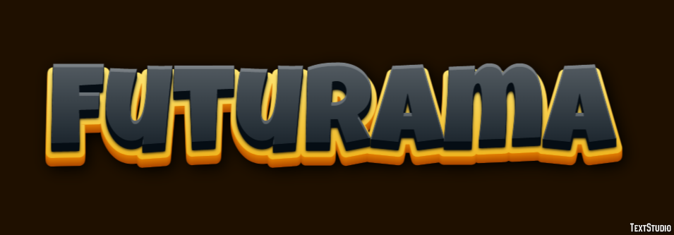 Futurama Tekst Effect