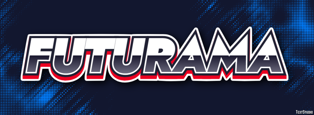 Futurama Text Effect