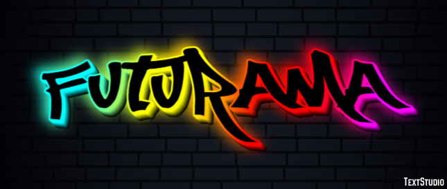 Futurama Text Effect