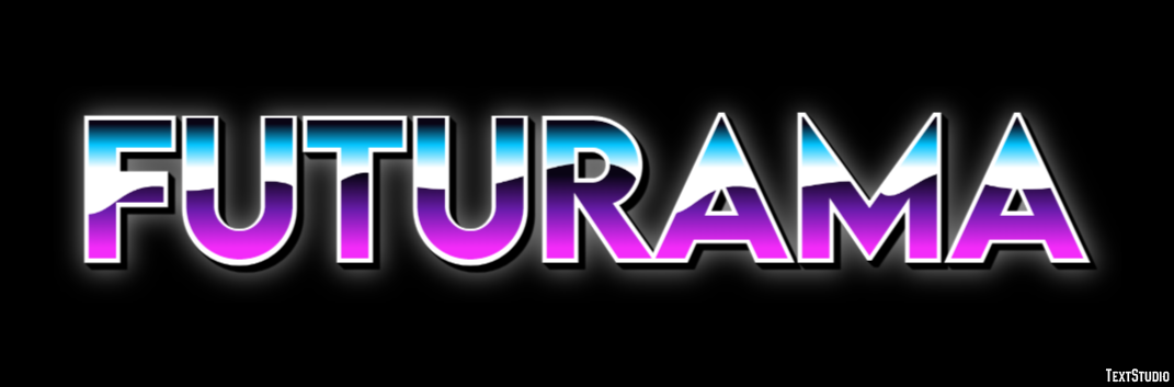 Futurama Text Effect