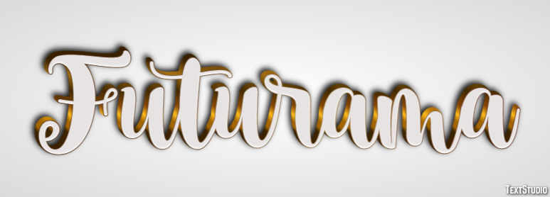 Futurama Text Effect
