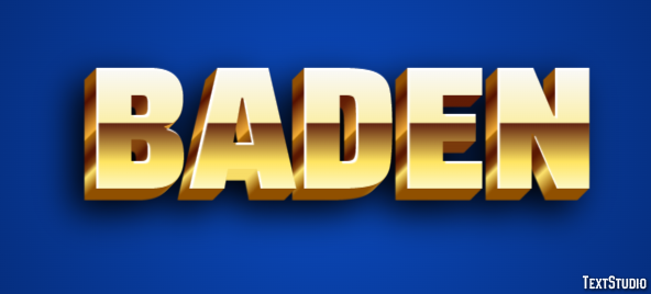 Baden Efekt tekstowy