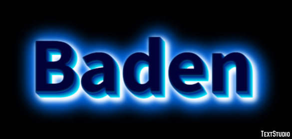 Baden Efekt tekstowy