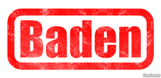 Baden Efekt tekstowy