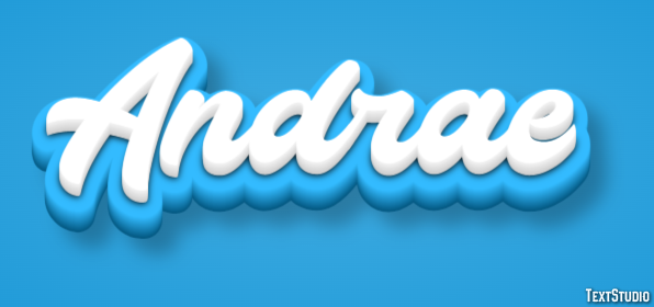 Andrae Text Effect